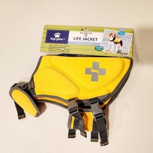 Top Paw Neoprene Dog Life Jacket, Yellow